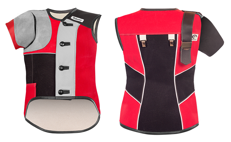 Auflageweste Sitzend Doppelleinen